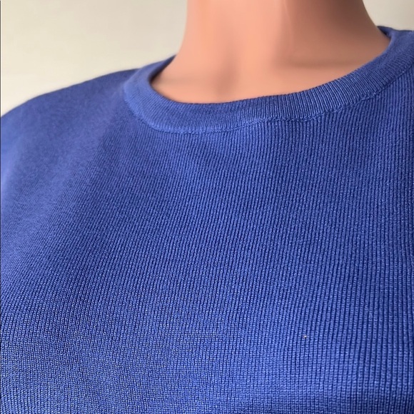 Staccato Blue Dolman Sleeve Knit Top T Shirt Women’s Size Medium - Picture 4 of 10